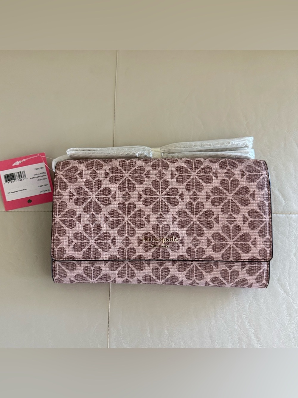 kate Spade New York chain clutch